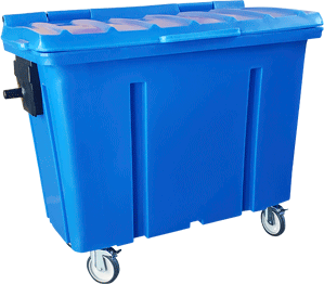 Container Azul Caixas Térmica